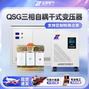 三相干式自耦变压器QSG-3000VA升降压660v440v380V转220v1